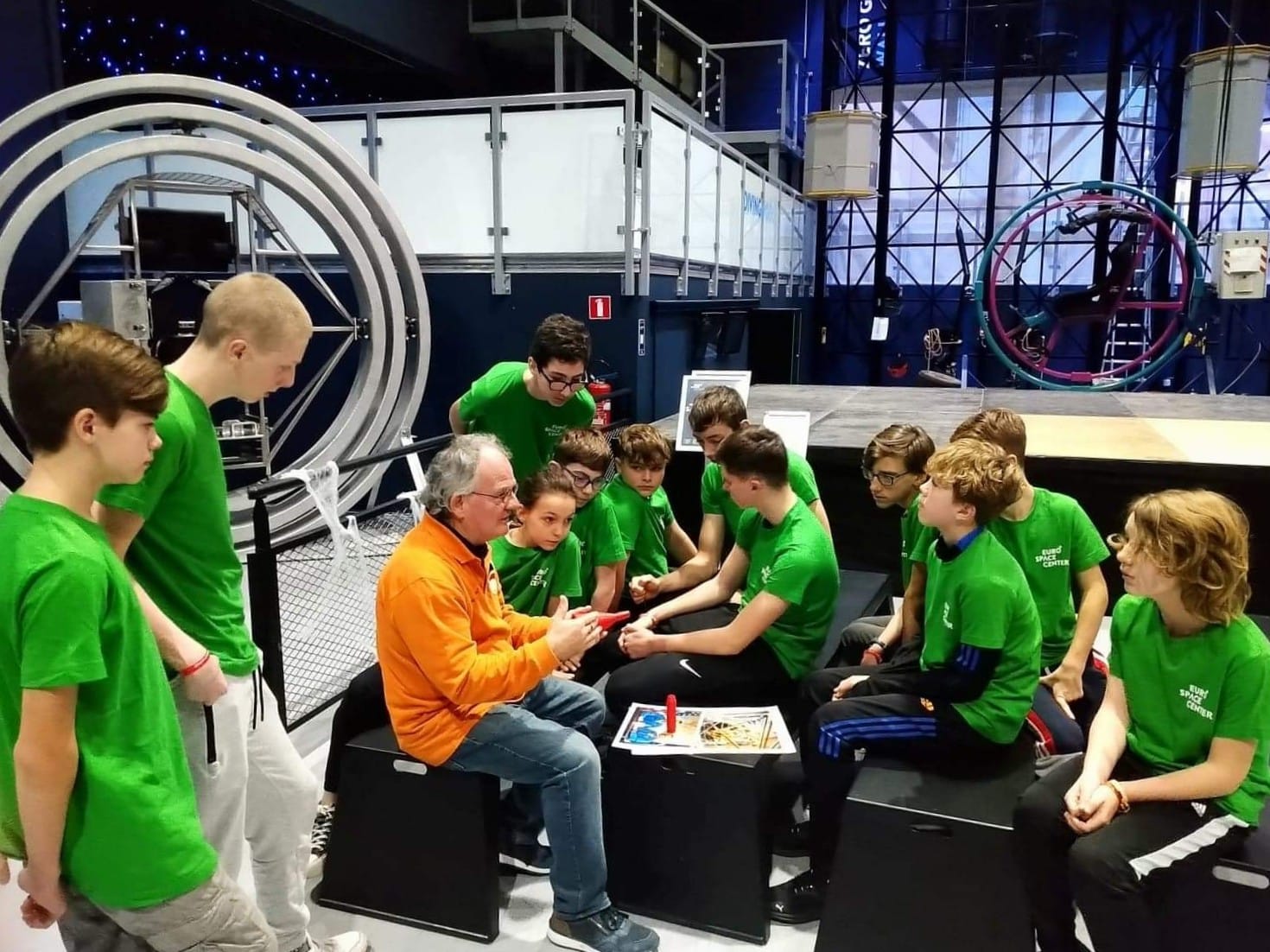 <div>Club Robotique à l'Eurospace Center</div>